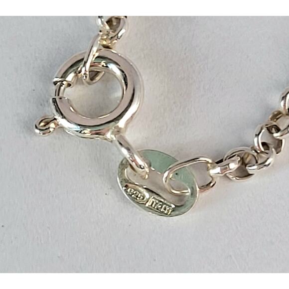 Seaglass Necklace Cobalt Blue Sea Glass Handmade Beach Sea Glass Sterling Silver - Picture 6 of 12